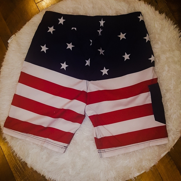 American Flag Swim Trunks Medium - Picture 3 of 3